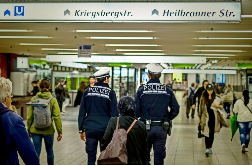 Das Sicherheitskonzept für den Bereich des Hauptbahnhofes und der Klett-Passage wird die Polizei  beibehalten. Foto: Lichtgut/Max Kovalenko
