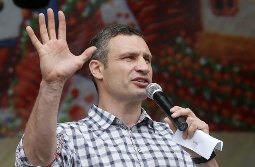 Vitali Klitschko ist Profiboxer und Bürgermeister von Kiew. Foto: EPA