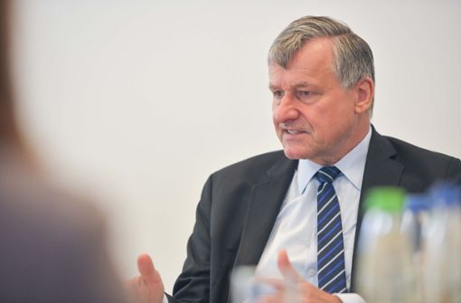 FDP-Fraktionschef Hans-Ulrich Rülke im Gespräch mit unserer Zeitung Foto: Lichtgut/Max Kovalenko