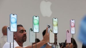 Am Dienstagabend stellte Apple unter anderem das iPhone 15 vor. Foto: Getty Images via AFP/JUSTIN SULLIVAN