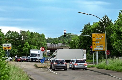 An der Tampoprint-Kreuzung herrscht oft viel Verkehr. Foto: factum/