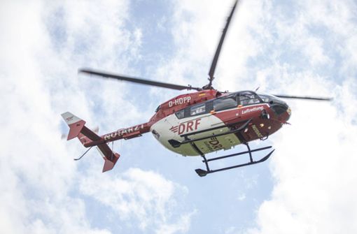 Ein Helikopter brachte den Schwerstverletzten in eine Klinik (Symbolbild). Foto: 7aktuell.de/Simon Adomat