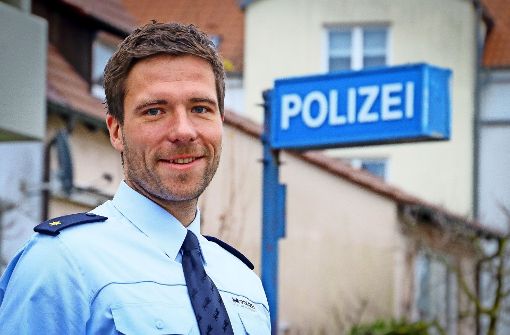 Der 34-jährige  Sven Schüler ist verantwortlich  für die  Polizei in den vier Strohgäukommunen. Foto: factum/Granville