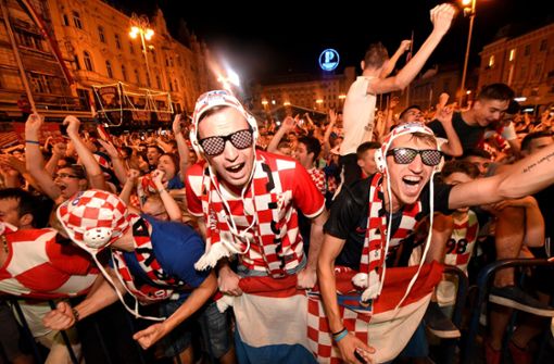 Kroatien steht bei der WM 2018 im Finale – ein Land im Ausnahmezustand. Foto: AFP