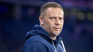 Der Vertrag von Trainer Pal Dardai bei Hertha BSC läuft am Saisonende aus. Foto: Andreas Gora/dpa