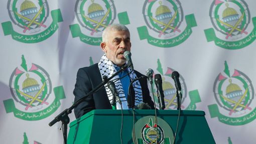 Hamas-Anfrührer Jihia al-Sinwar (Archivbild) Foto: dpa/Mohammed Talatene