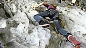 Für mutige Kletterer: die Kletterwand im Sensapolis Foto: Sensapolis