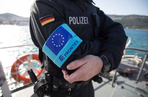 Die Grenzschutzagentur Frontex sichert die Grenzen der EU. Foto: dpa/Christian Charisius