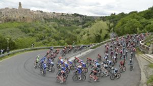 Tolle Bilder aus Italien: der Giro ist auch landschaftlich ein echter Klassiker. Foto: dpa