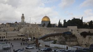 Jerusalem – hier im Bild mit der Klagemauer und dem Felsendom – ist ein Brennpunkt des gesamten Nahostkonflikts. Foto: dpa