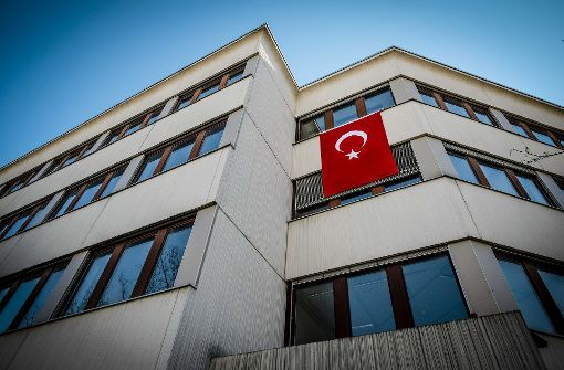 Das türkische Wahlzentrum für das Referendum in Stuttgart-Zuffenhausen. Foto: Lichtgut/Leif Piechowski
