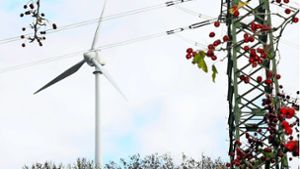 Es liefert nicht nur „grünen“ Strom, sondern ist auch ein Weilimdorfer Wahrzeichen: die Windkraftanlage auf dem Grünen Heiner. Foto: Archiv Georg Linsenmann