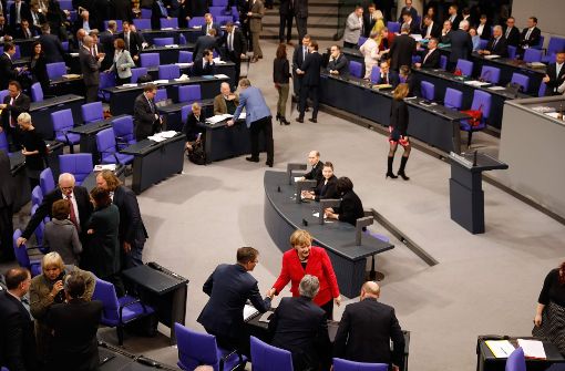 Nun also wieder die SPD: Angela Merkel ist mit der CDU auf der Suche nach einem Regierungspartner. Foto: AFP