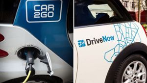 Car2Go und DriveNow stehen Gerüchten zufolge vor einer Fusion. Foto: Lichtgut/Achim Zweygarth/BMW
