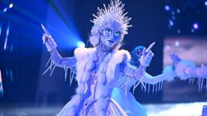 Die Eisprinzessin konnte mit ihrer Performance bei The Masked Singer überzeugen. Unter dem Kostüm verbarg sich eine bekannte Rocksängerin. Foto: ProSieben/Willi Weber
