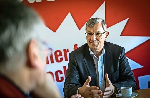 Bernd Riexinger hält seine Partei für kompromissfähig, um eine Allianz mit SPD und Grünen einzugehen. Foto: Lichtgut/Max Kovalenko