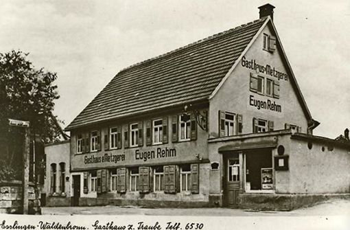Hier fing alles an: 1938 pachteten Eugen Rehm und seine Frau Maria  den Metzgerei-Gasthof „Zur Traube“ in Esslingen-Wäldenbronn. Foto: Rehm