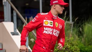 Mick Schumacher hat ein emotionales Ferrari-Debüt hingelegt. Foto: AFP