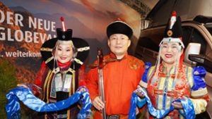 Zufriedene Gäste: Die Mongolei ist Partnerland und weckte viel Interesse. Foto: Andreas Rosar