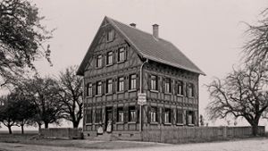 Das Gasthof „Zum Landhaus“ zum  Anfang des 20. Jahrhunderts an der heutigen Landhauskreuzung. Foto: z
