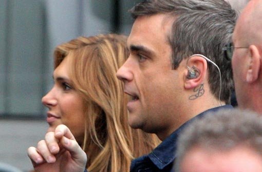 Robbie Williams und Ayda Field werden zum zweiten Mal Eltern. Foto: dpa
