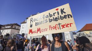Rund 2000 Menschen haben am vergangenen Wochenende in Ludwigsburg für die Rettung der Rofa demonstriert Foto: factum/Simon Granville