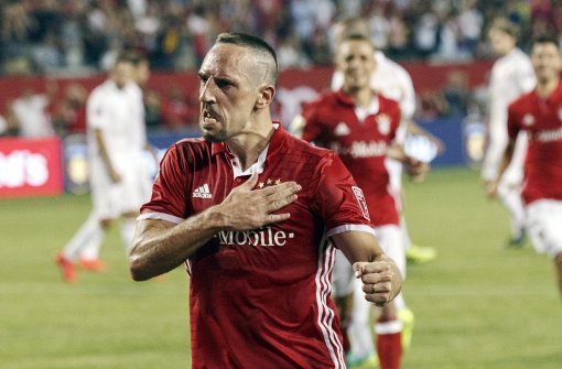 Unwiderstehlich: Franck Ribéry gibt sich beim FC Bayern wild entschlossen Foto: dpa