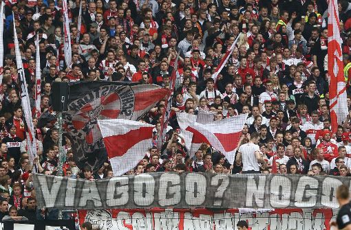 Die Ticket-Börse Viagogo ist den Fans des VfB Stuttgart schon länger ein Ärgernis. Vor dem Derby gegen den KSC zeigt sich nun wieder, warum dem so ist. Foto: Pressefoto Baumann