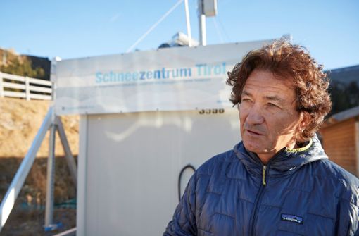 Michael Rothleitner forscht in Tirol zum Thema Kunstschnee: „Unser Ziel ist es, dass bei der Schneeproduktion nicht mehr so viel Wasser verdunstet.“ Foto: Stefan Schütz/Schneezentrum