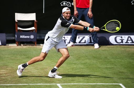Unglücksrabe: Struff hat bisher alle sieben Halbfinals bei einem ATP-Turnier verloren. Foto: Pressefoto Baumann