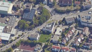 Absehbare Verwandlung: Der Blick aus der Vogelperspektive aufs Gebiet „Schnaiter Weg“. Foto: Stadt Fellbach