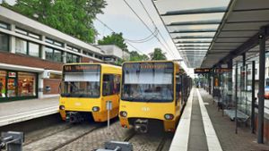 Die Stadtbahn-Linie U 1  endet in Fellbach – und dabei bleibt es wohl auch in Zukunft, obwohl  Waiblingen und Kernen Interesse an einer  Weiterführung haben. Foto: Dirk Herrmann