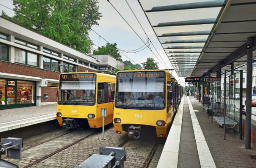Die Stadtbahn-Linie U 1  endet in Fellbach – und dabei bleibt es wohl auch in Zukunft, obwohl  Waiblingen und Kernen Interesse an einer  Weiterführung haben. Foto: Dirk Herrmann