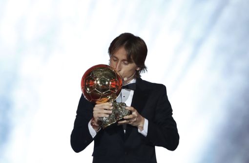 Luka Modric freute sich über die erneute Auszeichnung. Foto: AP