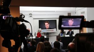 Edward Snowden war zur Konferenz aus Moskau zugeschaltet worden. Foto: Getty