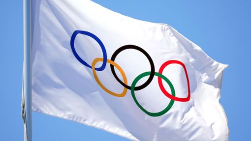 Fünf Ringe, fünf neue Sportarten: bei den Olympischen Spielen 2028 in Los Angeles dürfen sich die Zuschauer auf Teamwork freuen. Foto: dpa/Mike Egerton