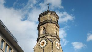 Der Turm der Stiftskirche zeugt von Stuttgarts evangelischer Vergangenheit. Und wie steht es mit der Zukunft? Foto: imago/epd/imago stock&people