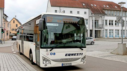 Nur dreimal am Tag verkehrt der Bus aus Bietigheim-Bissingen in  Murr. Foto: avanti/Ralf Poller