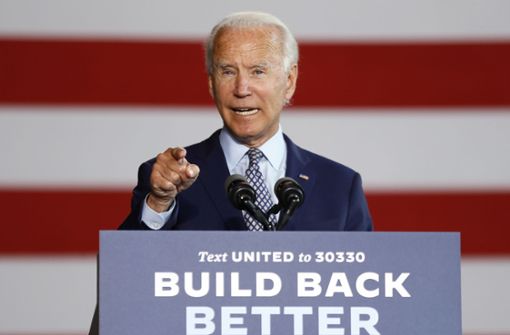 Joe Biden stimmt langsam härtere Töne im Wahlkampf an. Foto: dpa/Matt Slocum