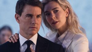Vanessa Kirby und Tom Cruise treten gemeinsam in Mission: Impossible - Dead Reckoning Teil eins auf. Foto: Paramount Pictures/Christian Black