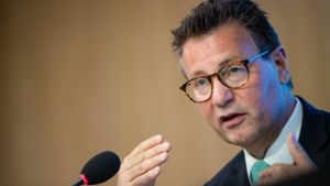 Baden-Württembergs Minister für Ländlichen Raum und Verbraucherschutz Peter Hauk (CDU). Foto: dpa/Christoph Schmidt