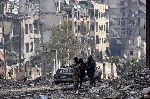 Zerstörung in Aleppo (Archivbild). Foto: dpa/SANA