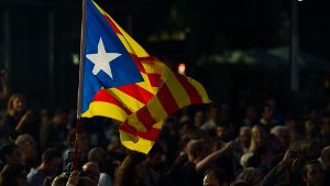 In Barcelona jubeln die Befürworter der katalonischen Unabhängigkeit über den Wahlsieg. Foto: Getty Images Europe