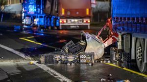 Am Montag gab es einen ähnlichen Vorfall auf einer Ausweichstrecke der A45 bei Lüdenscheid. Foto: IMAGO/Markus Klümper