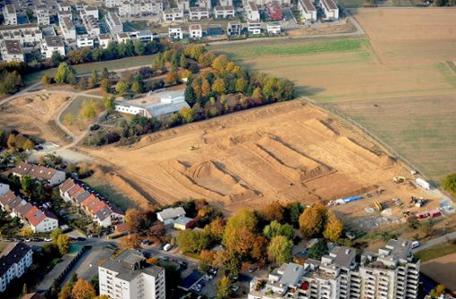 Am nördlichen Ortsrand von Ludwigsburg-Neckareweihingen entsteht  das Neubaugebiet „Schauinsland“. Foto: Werner Kuhnle