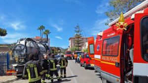 Bei dem Unglück kamen fünf Menschen ums Leben. Foto: dpa/Italienische Feuerwehr