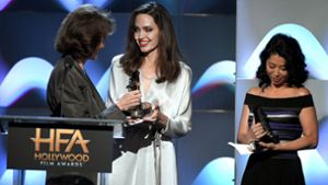 Angelina Jolie bekam den „Hollywood Foreign Language Award“ bei der diesjährigen Preisveranstaltung. Foto: GETTY IMAGES NORTH AMERICA