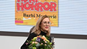 Barbi Marković wurde in Leipzig für ihr Buch Minihorror ausgezeichnet. Foto: Hendrik Schmidt/dpa