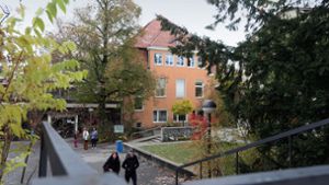 Das Fanny-leicht-Gymnasium in Stuttgart-Vaihingen. Foto: Achim Zweygarth