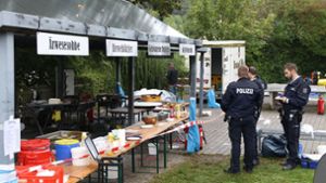 Die Explosion ereignete sich beim sogenannten „Backesfest“ in Freudenberg. Foto: dpa